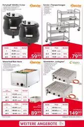 Gazetka promocyjna Selgros - Staffelpreise - Gazetka - ważna od 14.05 do 14.05.2025 - strona 7 - produkty: Bad, Behälter, edelstahl, eis, grill, grillfläche, grillrost, lamm, pfanne, piezo-zündung, reis, schlauch, Sport, suppe, suppen, tepro, thermostat, Ti, tisch, topf, Transportwagen, wasser, wurst