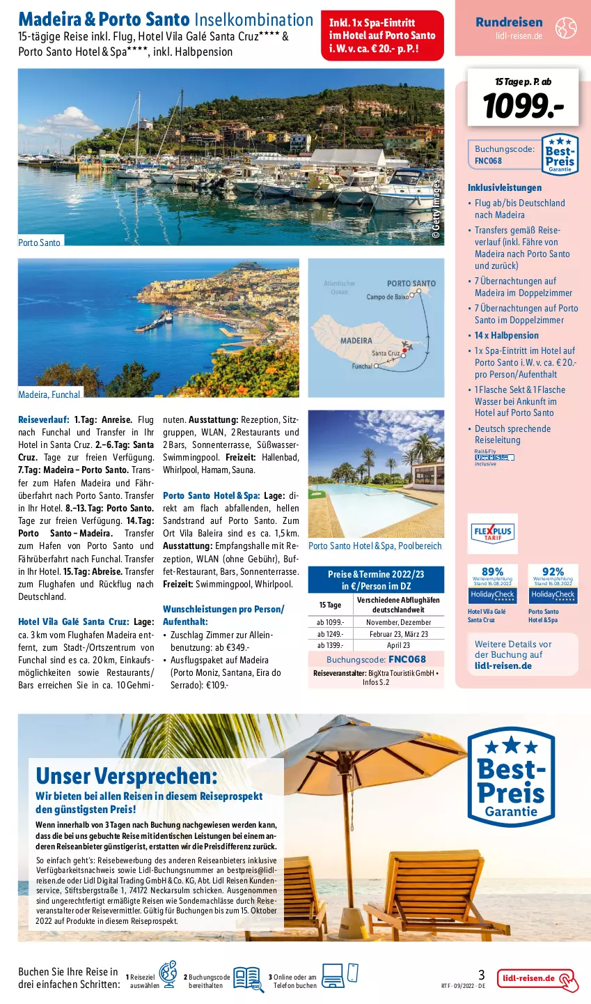 Aktueller Prospekt Lidl - Themenflyer September 2022 - von 14.09 bis 12.11.2022 - strona 3 - produkty: Bad, bestpreis, Brei, buch, eis, elle, ente, erde, flasche, hama, inklusivleistungen, mam, pool, pril, reis, reiseveranstalter, reiseverlauf, rezept, rum, sekt, telefon, Ti, tisch, wasser, Whirlpool