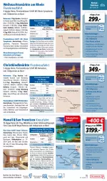 Gazetka promocyjna Lidl - Themenflyer September 2022 - Gazetka - ważna od 12.11 do 12.11.2022 - strona 15 - produkty: Bad, balkonkabine, beispiel balkonkabine, bett, Brei, buch, dusche, eis, elle, ente, erde, individuelle abreise, inklusivleistungen, pool, rama, reis, reiseveranstalter, Sport, telefon, Thea, Ti, uhr, Whirlpool