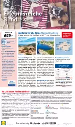 Gazetka promocyjna Lidl - Themenflyer September 2022 - Gazetka - ważna od 12.11 do 12.11.2022 - strona 2 - produkty: angebot, angebote, auer, Bad, bavaria fernreisen gmbh, Berger, Brei, buch, Cap, eier, eis, elle, erde, Faktu, inklusivleistungen, kreuzfahrten, LG, perlen, pril, rama, reis, reiseveranstalter, reiseverlauf, reiss, rel, rezept, Ria, ring, Tapas, telefon, Ti, tisch, uhr, usb, wein