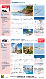 Gazetka promocyjna Lidl - Themenflyer September 2022 - Gazetka - ważna od 12.11 do 12.11.2022 - strona 6 - produkty: axe, Bad, Brei, buch, Cien, eier, eis, elle, flasche, inklusivleistungen, klimatisierten reisebus, kurtaxe, leine, pool, reis, reiseveranstalter, reiseverlauf, Ria, rum, Ti, timer, tisch, uhr