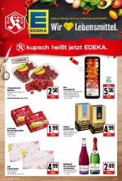 Gazetka promocyjna Kupsch - Angebote der Woche - Gazetka - ważna od 07.05 do 07.05.2022 - strona 1 - produkty: alkohol, beere, beeren, butter, dallmayr, dallmayr prodomo, deka, ecco, eis, flasche, fleisch, frucht, fruchtsecco, Heu, himbeer, himbeere, himbeeren, kaffee, lindt, markenbutter, prodomo, reis, rotkäppchen, Schal, Schale, schwein, schweine, schweinefleisch, sekt, Ti, weber, wein, weine, würfel