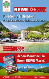 Gazetka promocyjna Rewe Reisen - Reiseprospekt - Gazetka - ważna od 25.03 do 25.03.2022 - strona 1 - produkty: bestpreis, eier, eis, reis, sac, Ti, uhr