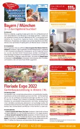 Gazetka promocyjna Rewe Reisen - Reiseprospekt - Gazetka - ważna od 25.03 do 25.03.2022 - strona 22 - produkty: axe, Bad, Bau, bett, bier, blume, blumen, Blumen und Pflanzen, brot, buch, decke, dusche, eier, eis, elle, erde, Garten, getränk, Gewächshaus, gutschein, hipp, inklusivleistungen, kaffee, leonardo, mac, Metro, Mode, obst, pavillon, pflanze, pflanzen, pril, reis, rel, Ria, Rowi, rum, tee, Ti, uhr, Weste