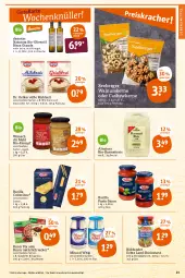 Gazetka promocyjna Tegut - Angebote der Woche - Gazetka - ważna od 29.01 do 29.01.2022 - strona 23 - produkty: barilla, basmati, Berger, beutel, bio, Bio-Olivenöl, bockwurst, böklunder, bolognese, Cashew, cashewkerne, Dr. Oetker, eintopf, eis, flasche, knorr, knorr fix, lebensmittel, milch, milchreis, miracel, miracel whip, natur, natura, nuss, olive, oliven, olivenöl, pasta, pasta-sauce, reis, sauce, seeberger, spaghetti, spaghetti bolognese, Ti, topf, walnuss, walnusskerne, wurst