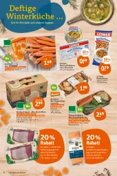 Gazetka promocyjna Tegut - Angebote der Woche - Gazetka - ważna od 29.01 do 29.01.2022 - strona 4 - produkty: angebot, angebote, Bau, bio, bioland, dekoration, eier, eimer, eintöpfe, eis, ente, erbsen, fleisch, Fulda, kartoffel, kartoffeln, küche, landprimus, leimer, möhren, petersilie, rind, rinder, Speck, suppe, suppen, suppenfleisch, Ti