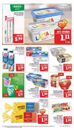 Gazetka promocyjna Marktkauf - Prospekt - Gazetka - ważna od 18.03 do 18.03.2023 - strona 14 - produkty: actimel, actimel drink, aufstrich, Becher, brot, brotaufstrich, drink, edelstahl, eis, elinas, feinkost, frische milch, golden toast, joghur, joghurt, joghurt nach, kokos, lätta, messer, milch, natur, pizza, Pizzateig, Popp, rama, reis, soja, Ti, toast, ZTE