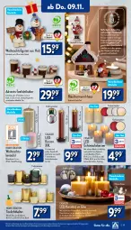 Gazetka promocyjna Aldi Nord - Von Montag - Gazetka - ważna od 11.11 do 11.11.2023 - strona 19 - produkty: auer, batterie, Brei, dell, Echtwachskerzen, elle, erde, Germ, gin, Gläser, Holz, kerze, lack, Lacke, LED-Kerze, Mode, Ria, tee, Teelicht, teelichte, teelichthalter, Ti, timer, ZTE