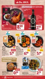 Gazetka promocyjna Aldi Nord - Von Montag - Gazetka - ważna od 11.11 do 11.11.2023 - strona 24 - produkty: auer, backwaren, braten, chicken nuggets, curry, dip, eis, ente, Entenkeule, flasche, geback, gewürz, gin, gouda, gulasch, Hefe, Heu, käfer, Käse, küche, Küchen, merl, merlot, mit gouda, Muscheln, nero, nuggets, nuss, Ofen, reis, Ria, rotwein, sauce, schinken, Schmelzkäse, schwein, schweine, Ti, tiefpreis, wein, weine, ZTE