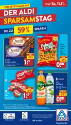 Gazetka promocyjna Aldi Nord - Von Montag - Gazetka - ważna od 11.11 do 11.11.2023 - strona 37 - produkty: aldi, alkohol, auto, babybel, beutel, elle, erdnuss, flasche, gin, lorenz, magazin, nuss, papier, schoko, schokolade, tafelschokolade, tee, telefon, teller, Ti, volvic, ZTE