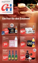 Gazetka promocyjna Getraenke Hoffmann - Prospekte - Gazetka - ważna od 23.12 do 23.12.2023 - strona 1 - produkty: alkohol, Alwa, berliner, berliner kindl, brut, champagne, chia, gin, krombache, krombacher, krombacher pils, mineralwasser, natürliches mineralwasser, oder radler, orangina, pils, pilsener, radler, schweppes, Ti, Vecchia Romagna, wasser