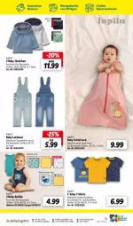 Gazetka promocyjna Lidl - August-Highlights im Onlineshop - Gazetka - ważna od 31.08 do 31.08.2023 - strona 15 - produkty: auer, Bau, baumwolle, bio, bio-baumwolle, hose, korb, Latzhose, lupilu, sac, schlafsack, shirt, shirts, T-Shirt, Ti, tisch, wolle