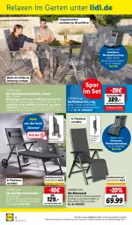 Gazetka promocyjna Lidl - August-Highlights im Onlineshop - Gazetka - ważna od 31.08 do 31.08.2023 - strona 8 - produkty: axe, dell, Garten, gartentisch, HP, latte, LG, Liege, Mode, ndk, rel, relaxsessel, Ria, rückenlehne, rwe, sessel, Sport, Ti, tisch, tischplatte, ZTE