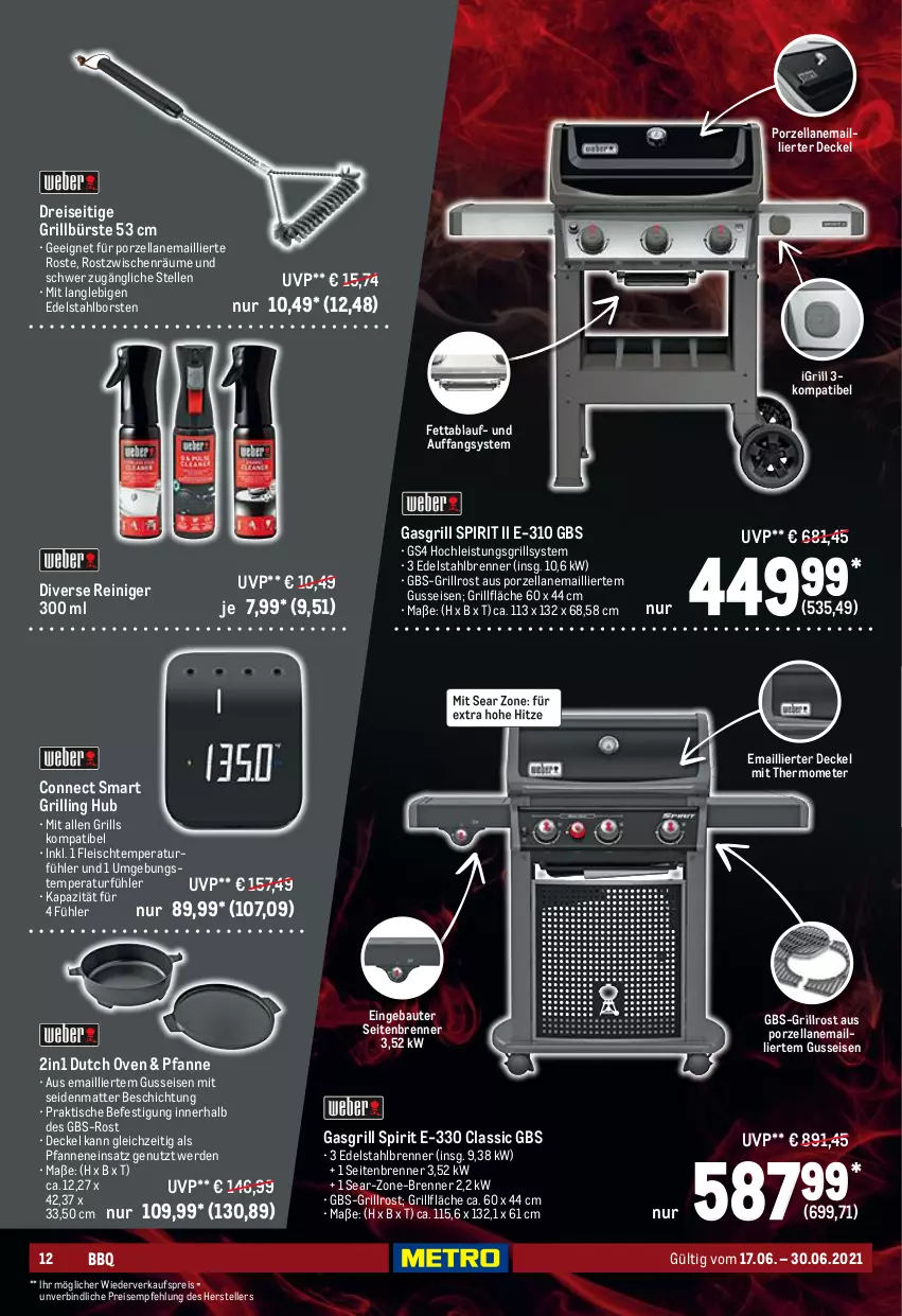 Aktueller Prospekt Metro - BBQ Spezial - von 17.06 bis 30.06.2021 - strona 12