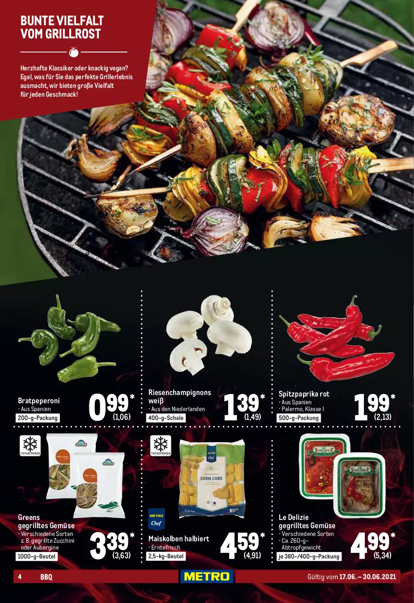 Aktueller Prospekt Metro - BBQ Spezial - von 17.06 bis 30.06.2021 - strona 4