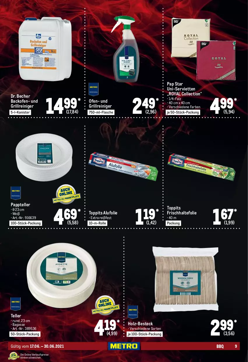 Aktueller Prospekt Metro - BBQ Spezial - von 17.06 bis 30.06.2021 - strona 9