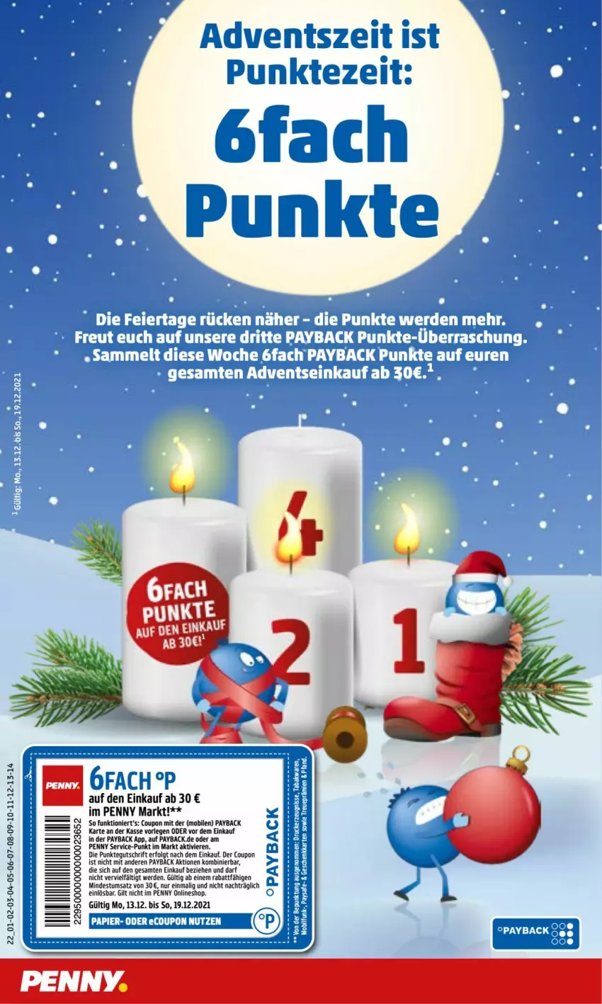 Aktueller Prospekt Penny - Prospekte - von 13.12 bis 18.12.2021 - strona 22 - produkty: coupon, erde, LG, payback, Ti