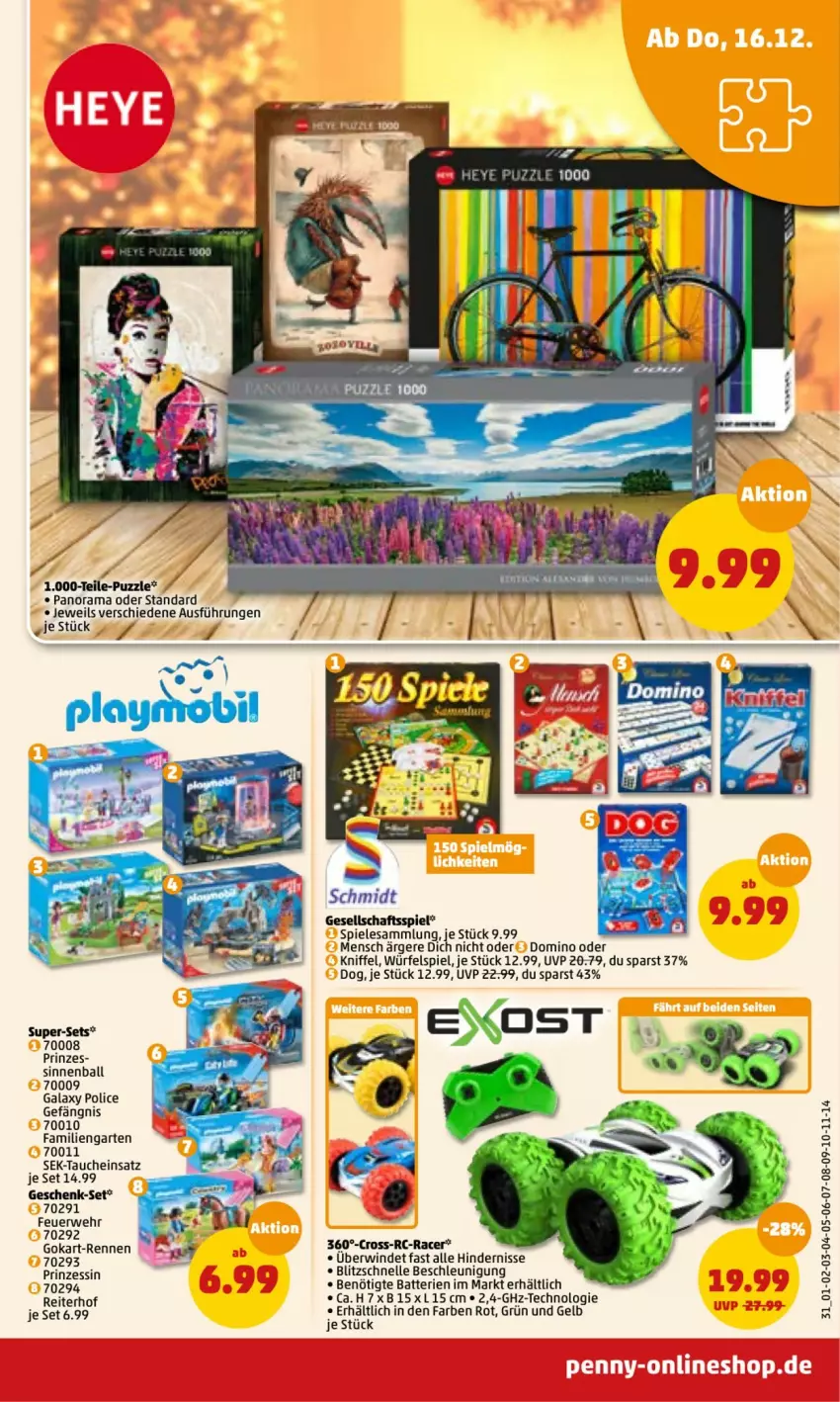 Aktueller Prospekt Penny - Prospekte - von 13.12 bis 18.12.2021 - strona 31 - produkty: acer, ball, batterie, batterien, elle, Garten, Gesellschaftsspiel, Puzzle, rama, rwe, Spiele, Ti, würfel