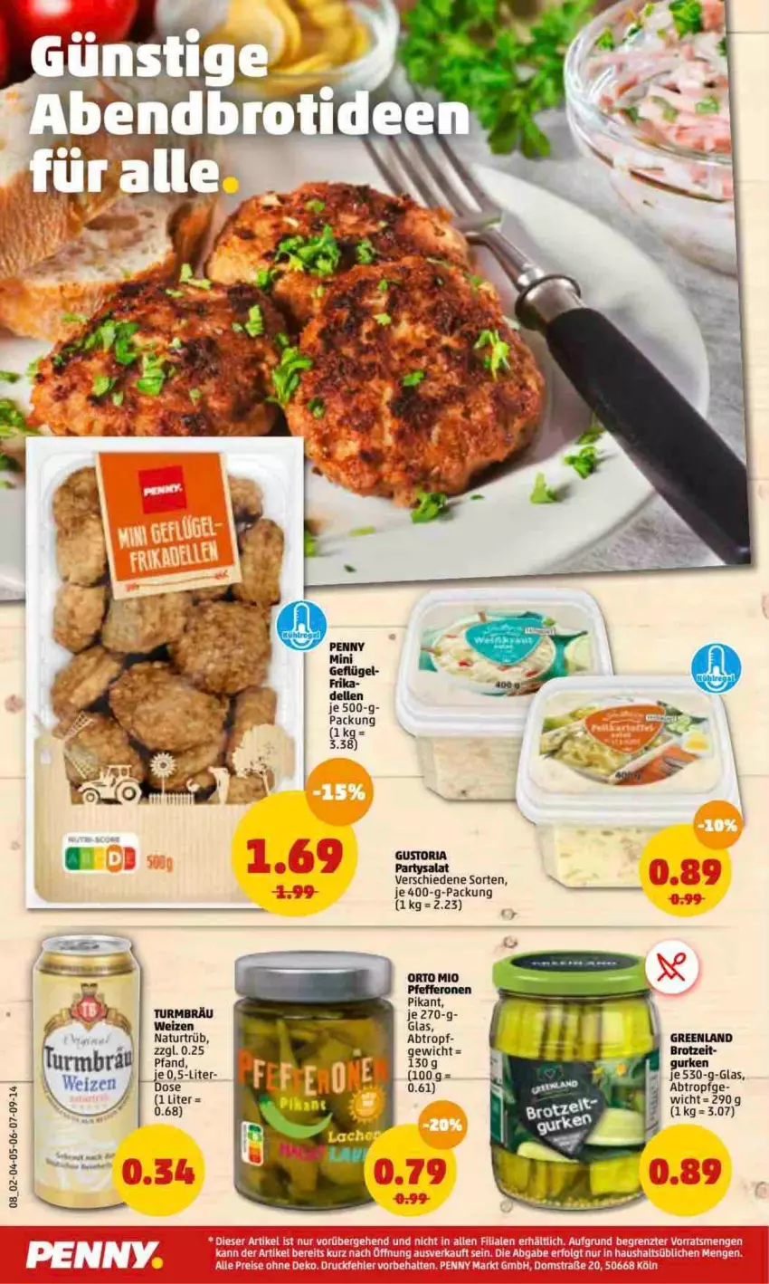 Aktueller Prospekt Penny - Prospekte - von 13.12 bis 18.12.2021 - strona 8 - produkty: brot, dell, elle, ente, gurke, gurken, natur, salat, Ti, ZTE