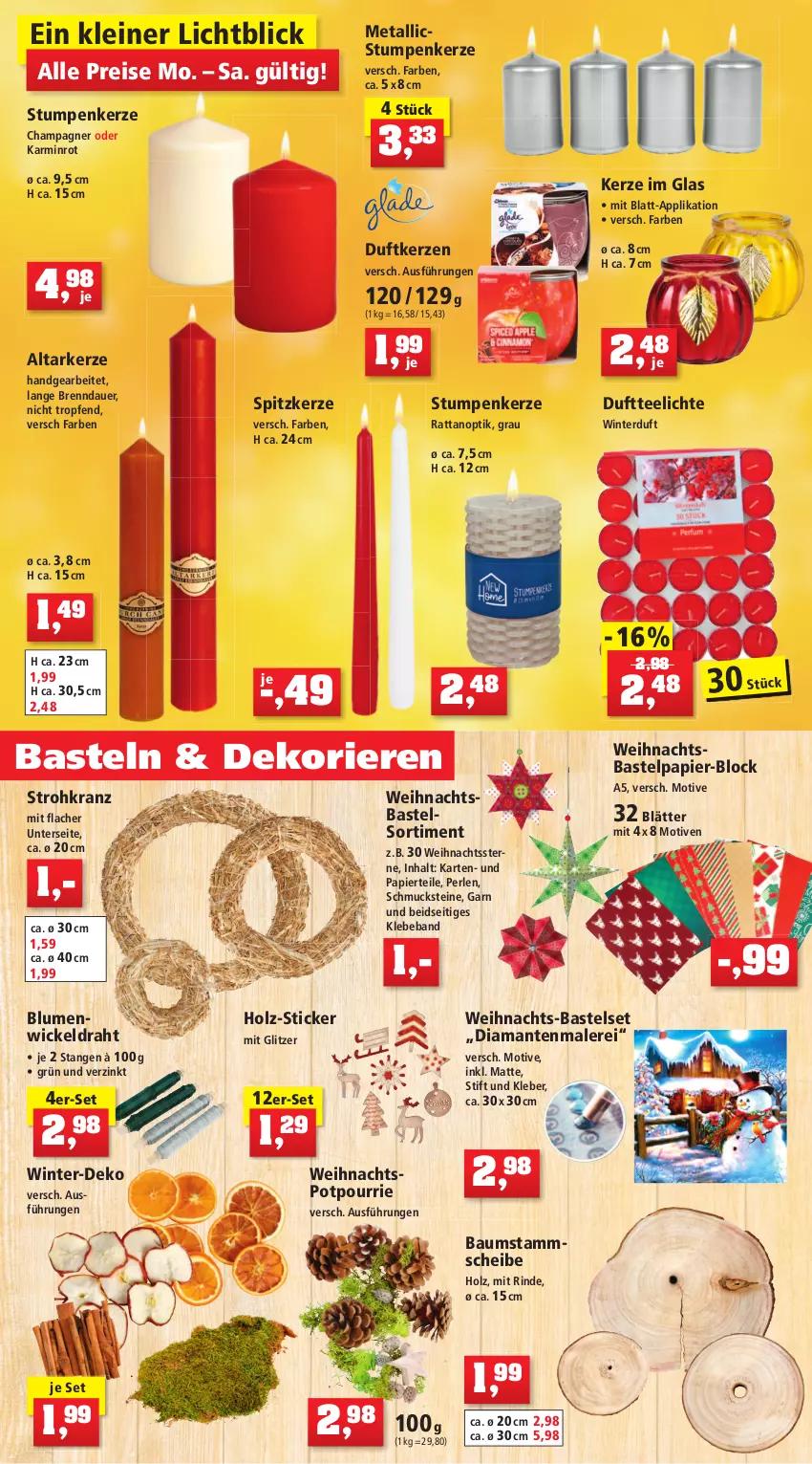 Aktueller Prospekt Thomas Philipps - Prospektwerbung - von 10.10 bis 15.10.2022 - strona 6 - produkty: auer, batterie, batterien, Bau, Beba, beere, beeren, blume, blumen, champagne, champagner, Draht, Duftkerze, Duftteelichte, eis, Garten, Holz, kerze, kleber, Kranz, Kugel, laterne, leds, leine, natur, papier, perlen, Potpourri, Rauch, reis, rind, ring, rwe, Schmuck, spartipp, Strohkranz, tablet, tablett, tee, Teelicht, teelichte, Ti, tisch, Türkranz, Weihnachtsbaum, Weihnachtsstern, WICK