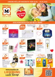 Gazetka promocyjna Mueller - Müller Prospekt - Gazetka - ważna od 07.05 do 07.05.2022 - strona 1 - produkty: angebot, angebote, blume, blumen, body, bodylotion, bruno banani, coupon, duschdas, dusche, Eau de parfum, eau de toilette, eis, elle, geschenkpackung, La Rive, lindt, Lippenpflege, Lotion, mam, milka, Müller, nivea, pantene, parfum, pralinen, reis, shampoo, teller, Ti