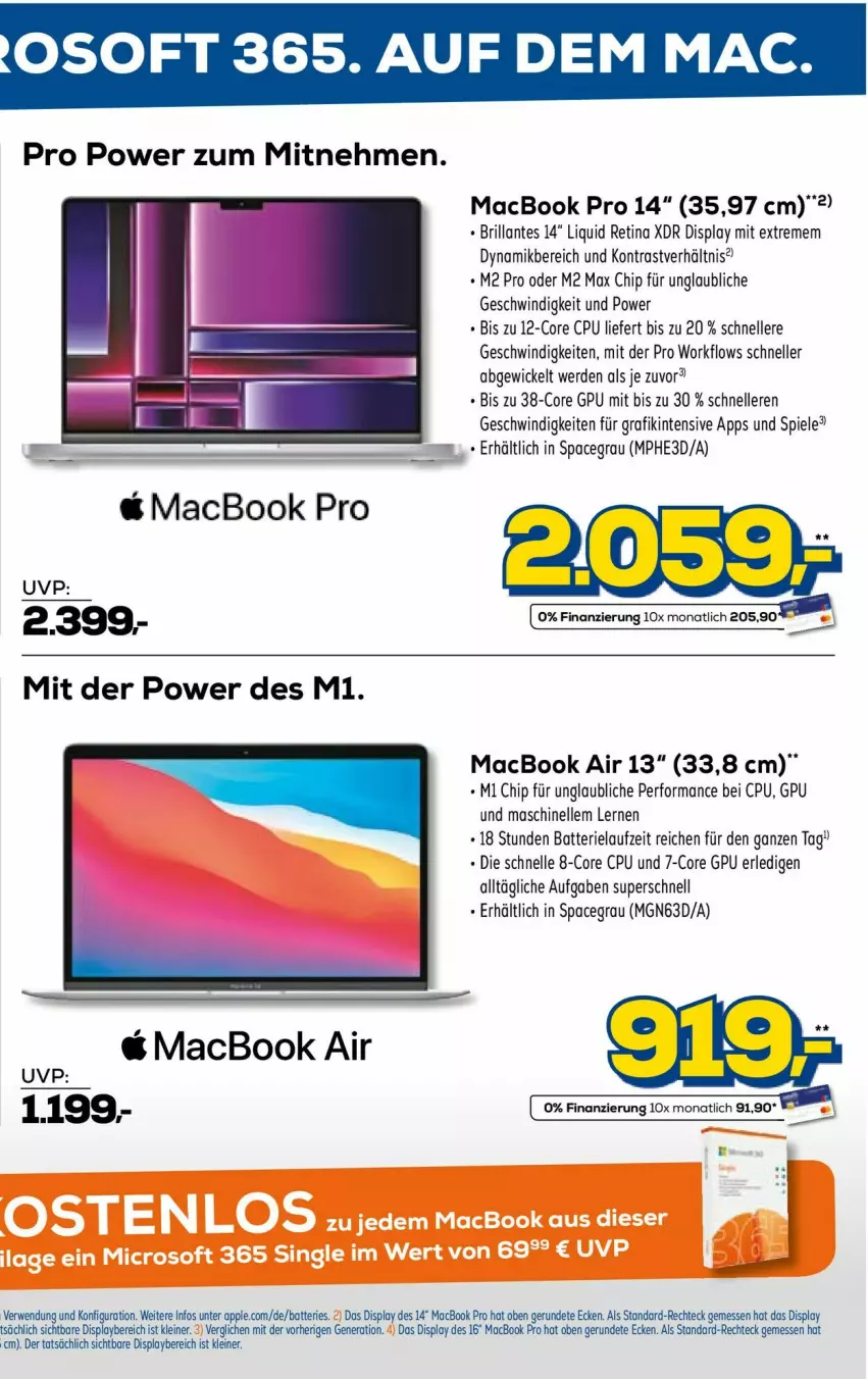 Aktueller Prospekt Euronics - Prospekte - von 05.04 bis 12.04.2023 - strona 12 - produkty: Apple, batterie, elle, erde, leine, mac, macbook, macbook air, macbook pro, rwe, Spiele, Ti, WICK