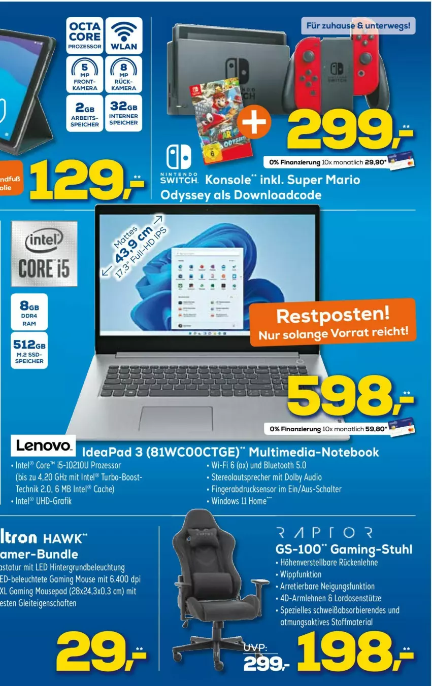 Aktueller Prospekt Euronics - Prospekte - von 05.04 bis 12.04.2023 - strona 16 - produkty: kamera, lenovo, ssd