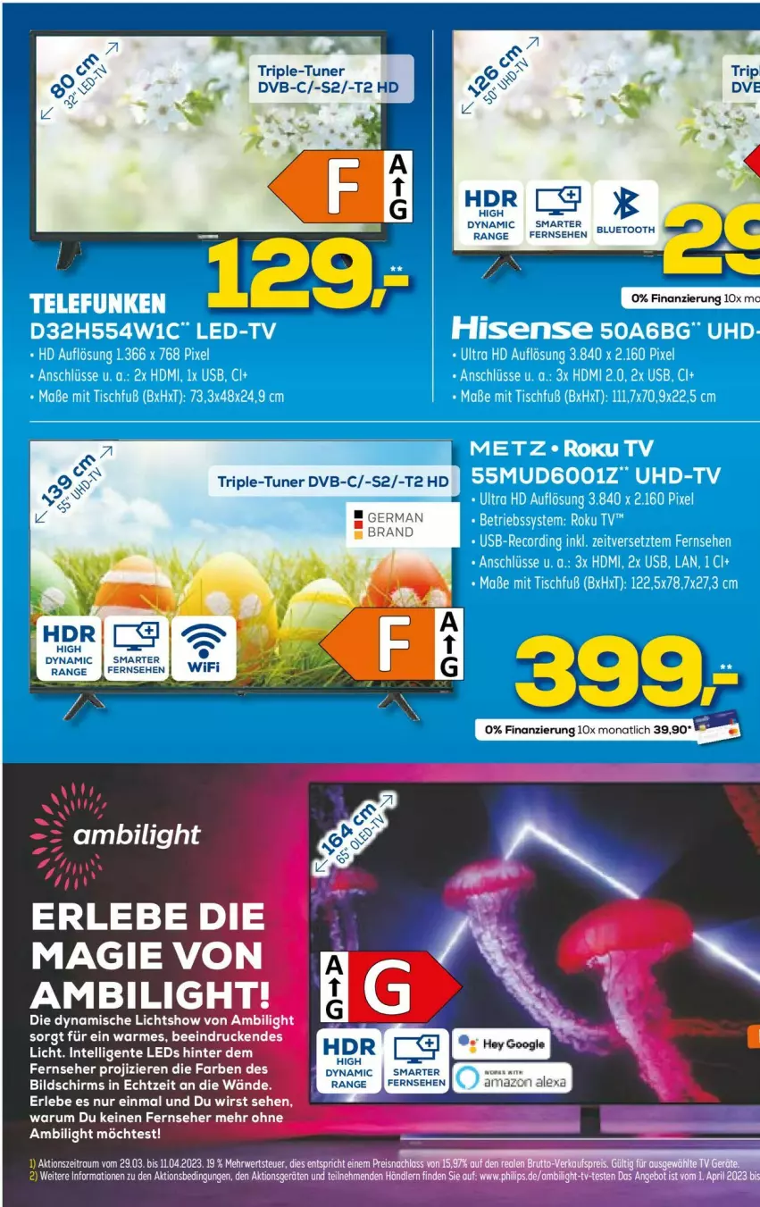 Aktueller Prospekt Euronics - Prospekte - von 05.04 bis 12.04.2023 - strona 19 - produkty: dvb, ente, fernseher, Germ, Intel, leds, rum, rwe, Ti, tuner