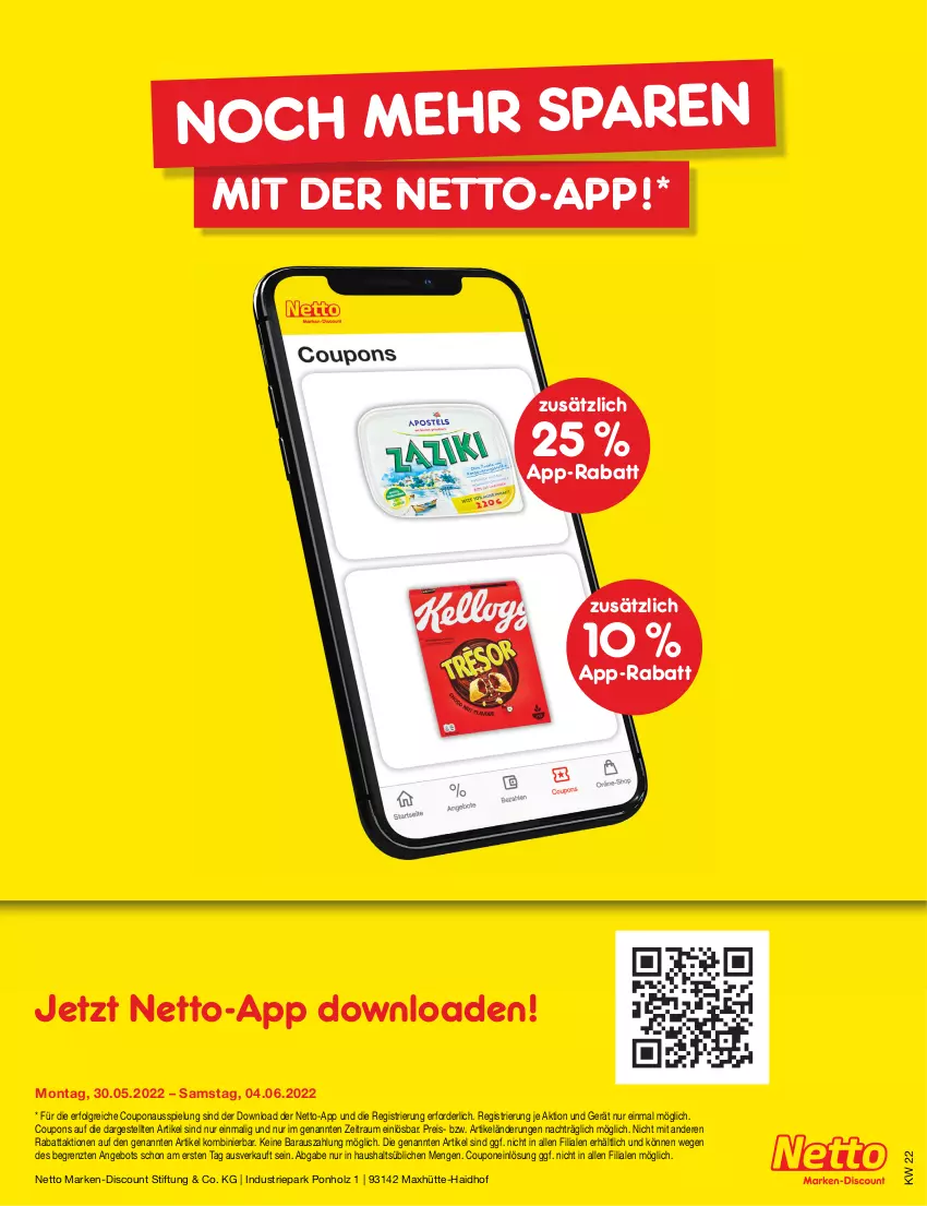 Aktueller Prospekt Netto Marken-Discount - Filial-Angebote - von 30.05 bis 04.06.2022 - strona 45 - produkty: angebot, coupon, coupons, discount, eis, Holz, LG, marken-discount, reis, Ti, ZTE