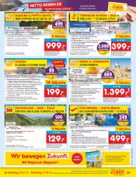 Gazetka promocyjna Netto Marken-Discount - Filial-Angebote - Gazetka - ważna od 04.06 do 04.06.2022 - strona 29 - produkty: angebot, Berger, Brock, buch, eier, eimer, eis, Gesichtsmaske, Holz, HP, Jordan, LG, magazin, Maske, pool, reis, reiseveranstalter, reiseverlauf, Ria, rwe, Ti, trendtours touristik gmbh, uhr, vorteilspreis, ZTE