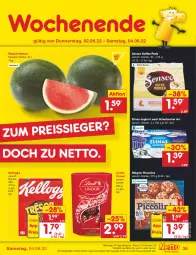 Gazetka promocyjna Netto Marken-Discount - Filial-Angebote - Gazetka - ważna od 04.06 do 04.06.2022 - strona 35 - produkty: angebot, bestpreis, eis, elinas, elinas joghurt, joghur, joghurt, joghurt nach, kaffee, lindor, melone, piccolinis, reis, senseo, Ti, wagner, wasser, wassermelone, wiener, ZTE