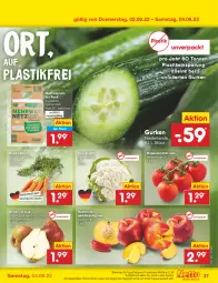 Gazetka promocyjna Netto Marken-Discount - Filial-Angebote - Gazetka - ważna od 04.06 do 04.06.2022 - strona 37 - produkty: angebot, asti, bestpreis, bier, Birnen, blume, blumen, blumenkohl, Bundmöhren, Clin, eis, fleisch, franziskaner, gurke, gurken, leine, möhren, Nektar, nektarinen, reis, rispentomaten, rwe, Ti, tomate, tomaten, ZTE