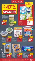 Gazetka promocyjna Aldi Nord - Von Montag - Gazetka - ważna od 02.09 do 02.09.2023 - strona 25 - produkty: aldi, beutel, blätterteig, dell, eis, elle, fleisch, frikadellen, gin, haribo, landliebe, landmilch, milch, nuss, reis, reis-fit, schoko, schokolade, schwein, schweine, schweinefleisch, spargel, teller, Ti, vollmilch, wein, weine, ZTE