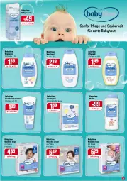 Gazetka promocyjna Rewe - Prospekte - Gazetka - ważna od 16.01 do 16.01.2022 - strona 21 - produkty: Babywasser, creme, Pflegeöl, Schutzcreme, shampoo, slip, slips, Ti, waschgel, wasser, wattepads, windeln
