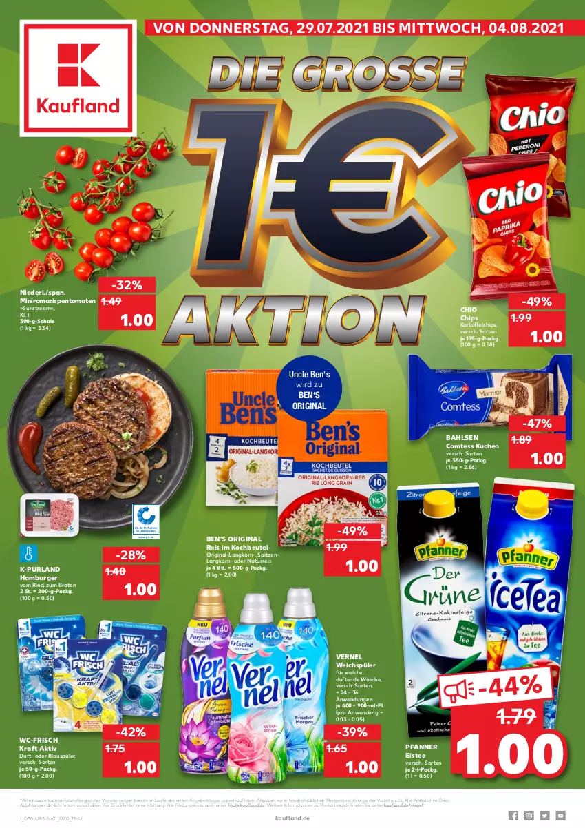 Aktueller Prospekt Kaufland - von 29.07 bis 04.08.2021 - strona 1