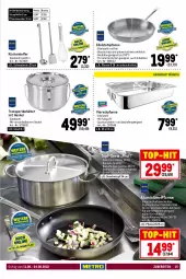 Gazetka promocyjna Metro - Gastro Spezial - Gazetka - ważna od 24.08 do 24.08.2022 - strona 15 - produkty: ACC, backofen, Behälter, brut, decke, Deckel, edelstahl, elle, henkel, herdarten, küche, Küchen, Küchenhelfer, Löffel, messer, Ofen, pfanne, pfannen, Pfannenwender, Rauch, Ria, saft, Schneebesen, schneidebrett, Sport, Ti, top-hit, topf