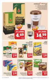 Gazetka promocyjna Marktkauf - Prospekt - Gazetka - ważna od 12.03 do 12.03.2022 - strona 21 - produkty: ACC, auto, Becher, Cap, cappuccino, cerealien, chia, cin, corny, dallmayr, decke, Deckel, eis, elle, erde, kaffee, kaffeeautomat, Ländertee, latte, Leuchte, mac, macchiato, melitta, Meßmer, müsli, Müsliriegel, nesquik, reis, riegel, Schal, Schale, tee, teller, Ti, wasser