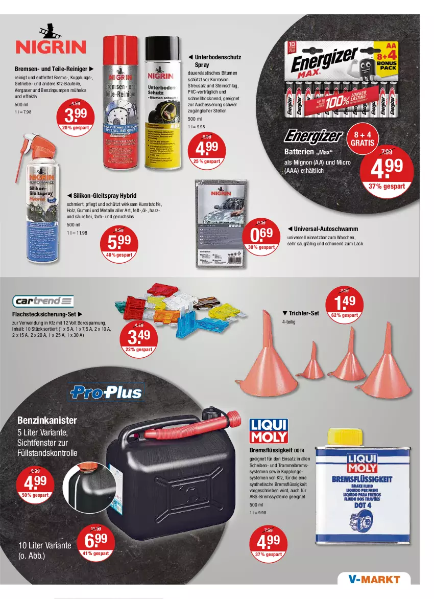 Aktueller Prospekt Vmarkt - V-Markt - von 16.06 bis 22.06.2022 - strona 13 - produkty: asti, auer, auto, batterie, batterien, Bau, benzinkanister, elle, fenster, Holz, lachs, lack, reiniger, rel, Ria, rwe, salz, schwamm, Ti, tisch, trommel, usb