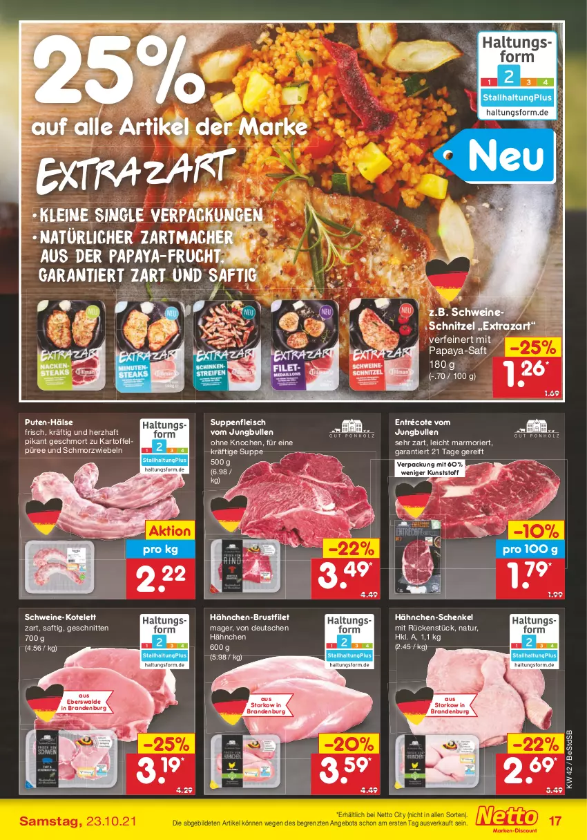 Aktueller Prospekt Netto Marken-Discount - Filial Angebote - von 18.10 bis 23.10.2021 - strona 17