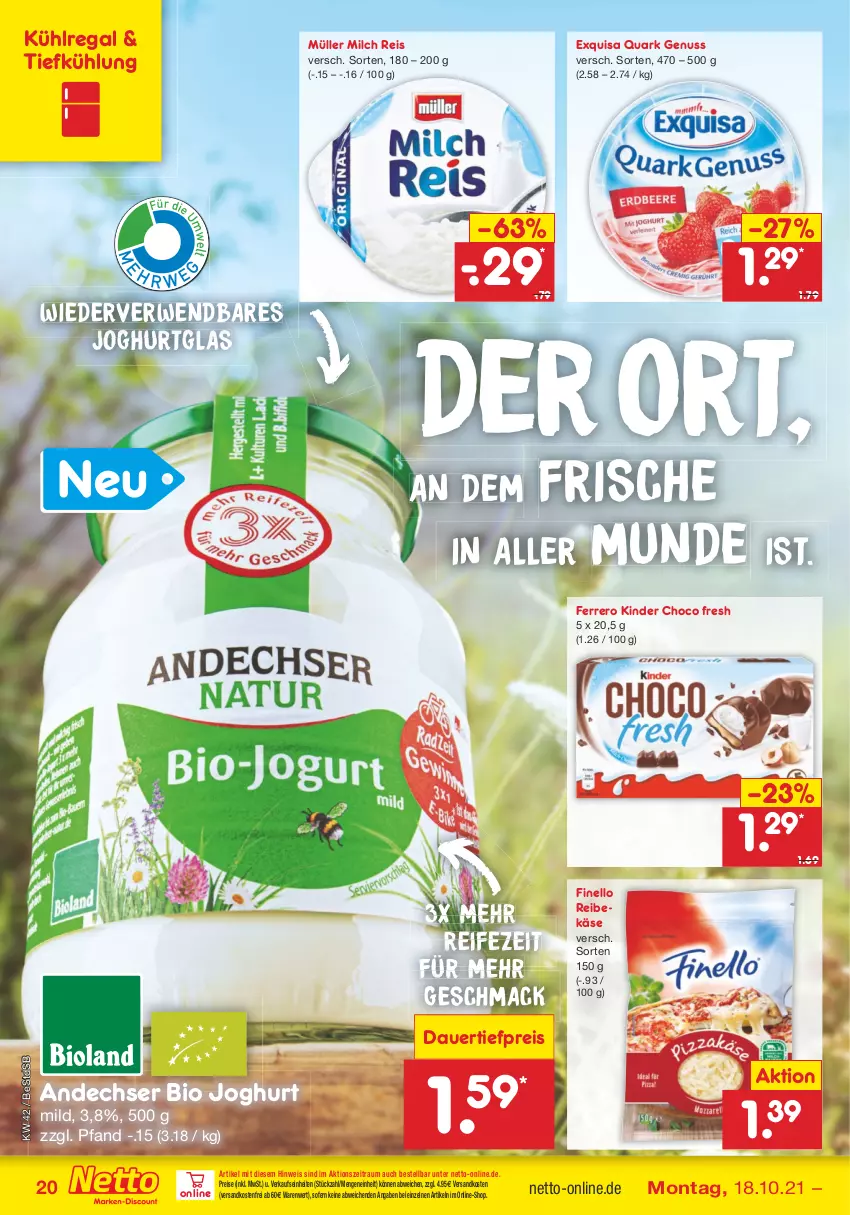 Aktueller Prospekt Netto Marken-Discount - Filial Angebote - von 18.10 bis 23.10.2021 - strona 20