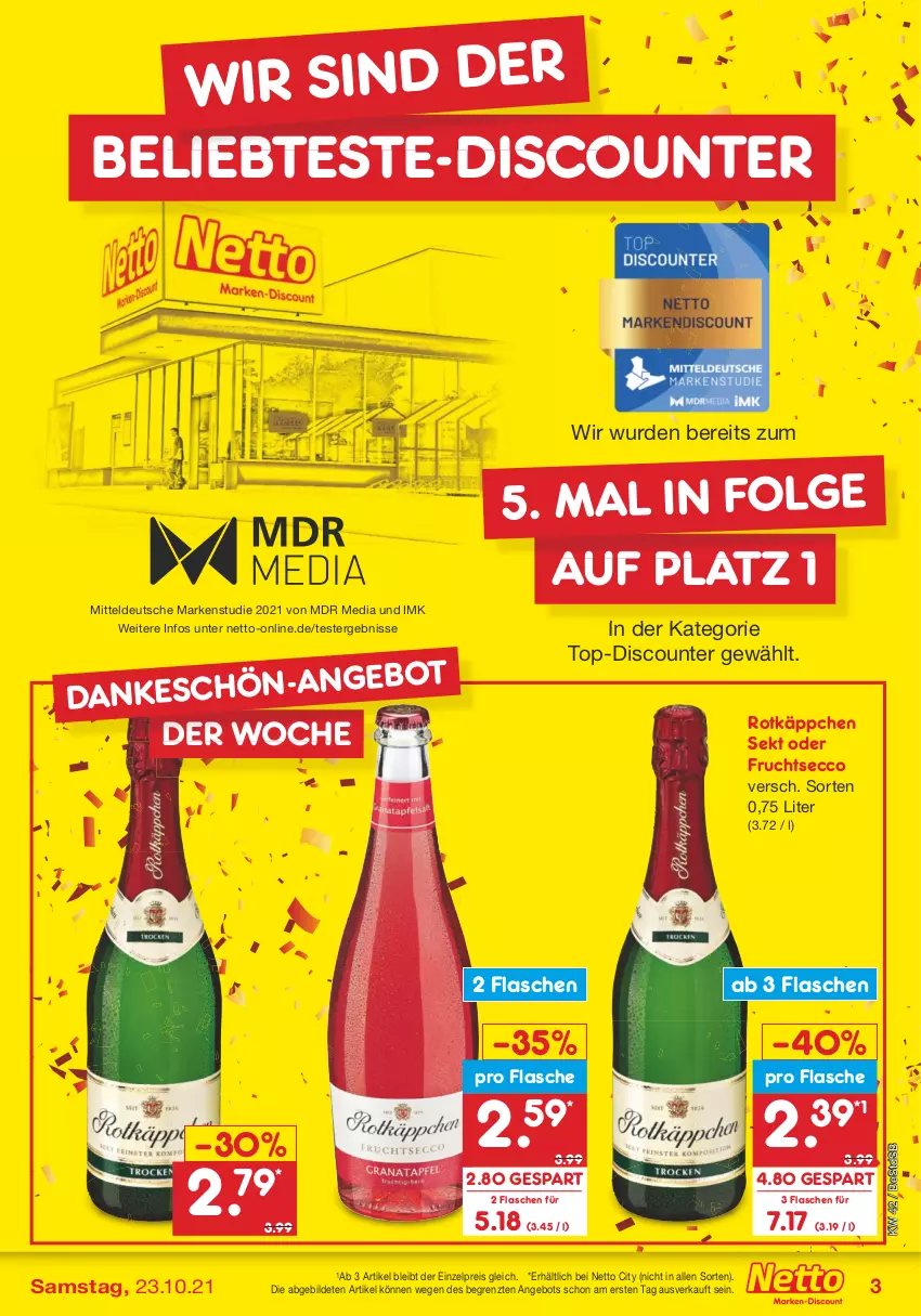 Aktueller Prospekt Netto Marken-Discount - Filial Angebote - von 18.10 bis 23.10.2021 - strona 3