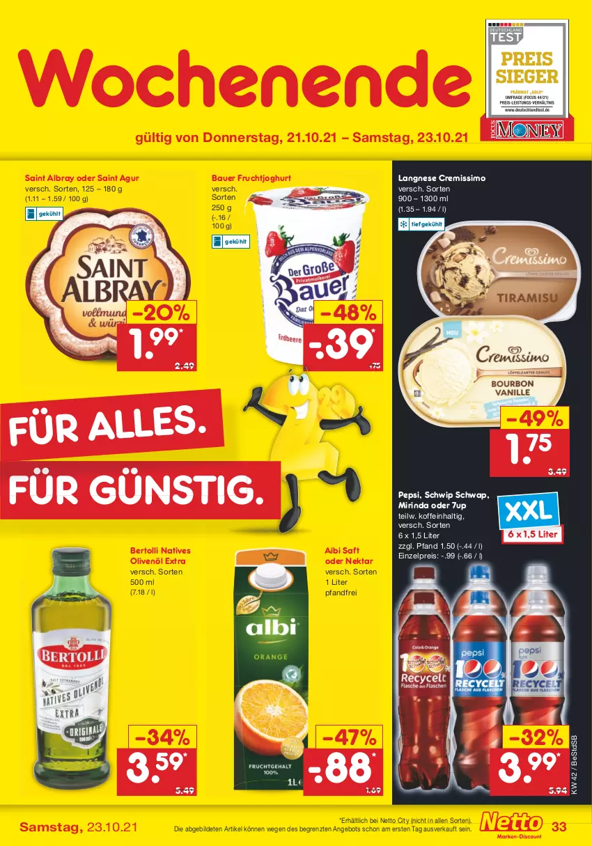 Aktueller Prospekt Netto Marken-Discount - Filial Angebote - von 18.10 bis 23.10.2021 - strona 33