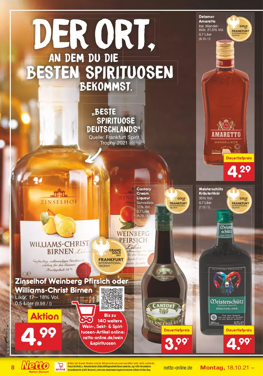 Aktueller Prospekt Netto Marken-Discount - Filial Angebote - von 18.10 bis 23.10.2021 - strona 8