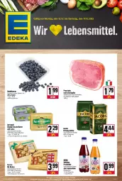 Gazetka promocyjna Kupsch - Angebote der Woche - Gazetka - ważna od 17.12 do 17.12.2022 - strona 1 - produkty: Becher, beere, beeren, butter, deka, eis, ferrero, flasche, frucht, gin, heidelbeere, heidelbeeren, irische butter, jacobs, jacobs krönung, kaffee, kerrygold, kochschinken, prosciutto, reis, rhabarber, saft, Schal, Schale, schinken, Ti, ZTE