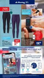 Gazetka promocyjna AldiSud - ALDI Aktuell - Gazetka - ważna od 08.01 do 08.01.2022 - strona 13 - produkty: alle artikel ohne dekoration, angebot, angebote, Armband, decke, dekoration, dell, eis, elle, gin, Handy, Handytasche, Heu, kamera, medion, Mode, Rauch, reis, resa, Sport, Tasche, Ti, tisch, wasser, ZTE