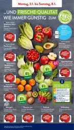 Gazetka promocyjna AldiSud - ALDI Aktuell - Gazetka - ważna od 08.01 do 08.01.2022 - strona 3 - produkty: aldi, asti, avocado, avocados, bio, cherrytomaten, elle, erde, fenchel, kiwi, kohlrabi, mandarine, mandarinen, natur, obst, Obst und Gemüse, paprika, paprika rot, Pink Lady, radieschen, rum, salat, salatherzen, Schal, Schale, Ti, tomate, tomaten, und gemüse