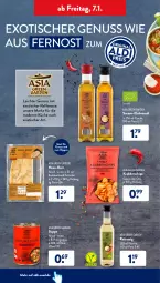 Gazetka promocyjna AldiSud - ALDI Aktuell - Gazetka - ważna od 08.01 do 08.01.2022 - strona 34 - produkty: aldi, Asia Green Garden, brot, chili, chips, curry, dip, eis, erdnuss, essig, finesse, flasche, knoblauch, Koriander, küche, mit knoblauch, Mode, nuss, reis, Ria, sesam, Sesamöl, suppe, Ti, tisch
