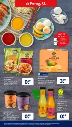 Gazetka promocyjna AldiSud - ALDI Aktuell - Gazetka - ważna od 08.01 do 08.01.2022 - strona 37 - produkty: alle artikel ohne dekoration, Asia Green Garden, auer, beef, bier, chili, coconut, dekoration, dip, eis, erdnüsse, flasche, gin, mango, Mochi, nudel, orange, reis, rezept, sauce, snack, Ti, wasa, ZTE