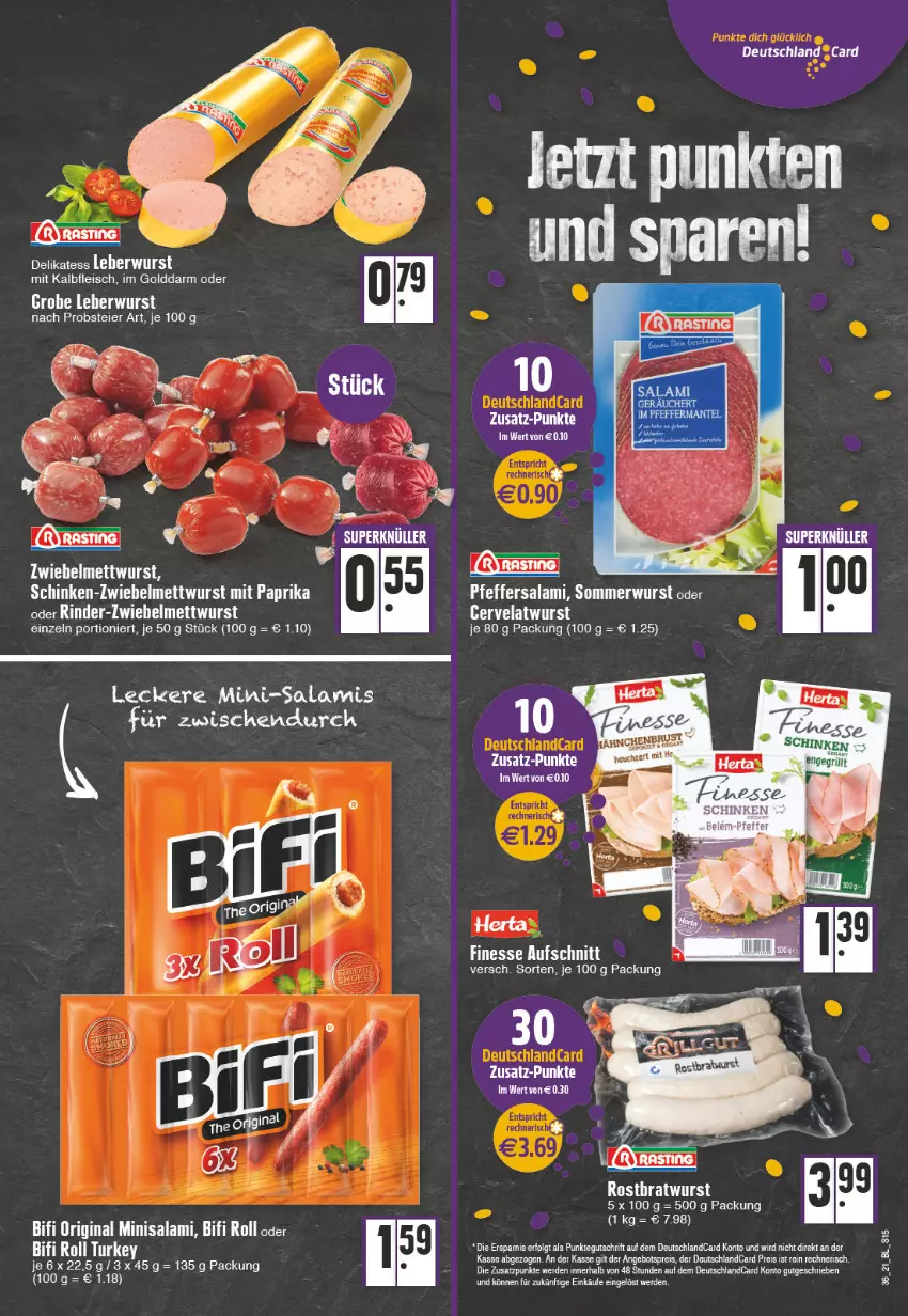 Aktueller Prospekt Edeka - Angebote der Woche - von 06.09 bis 11.09.2021 - strona 15