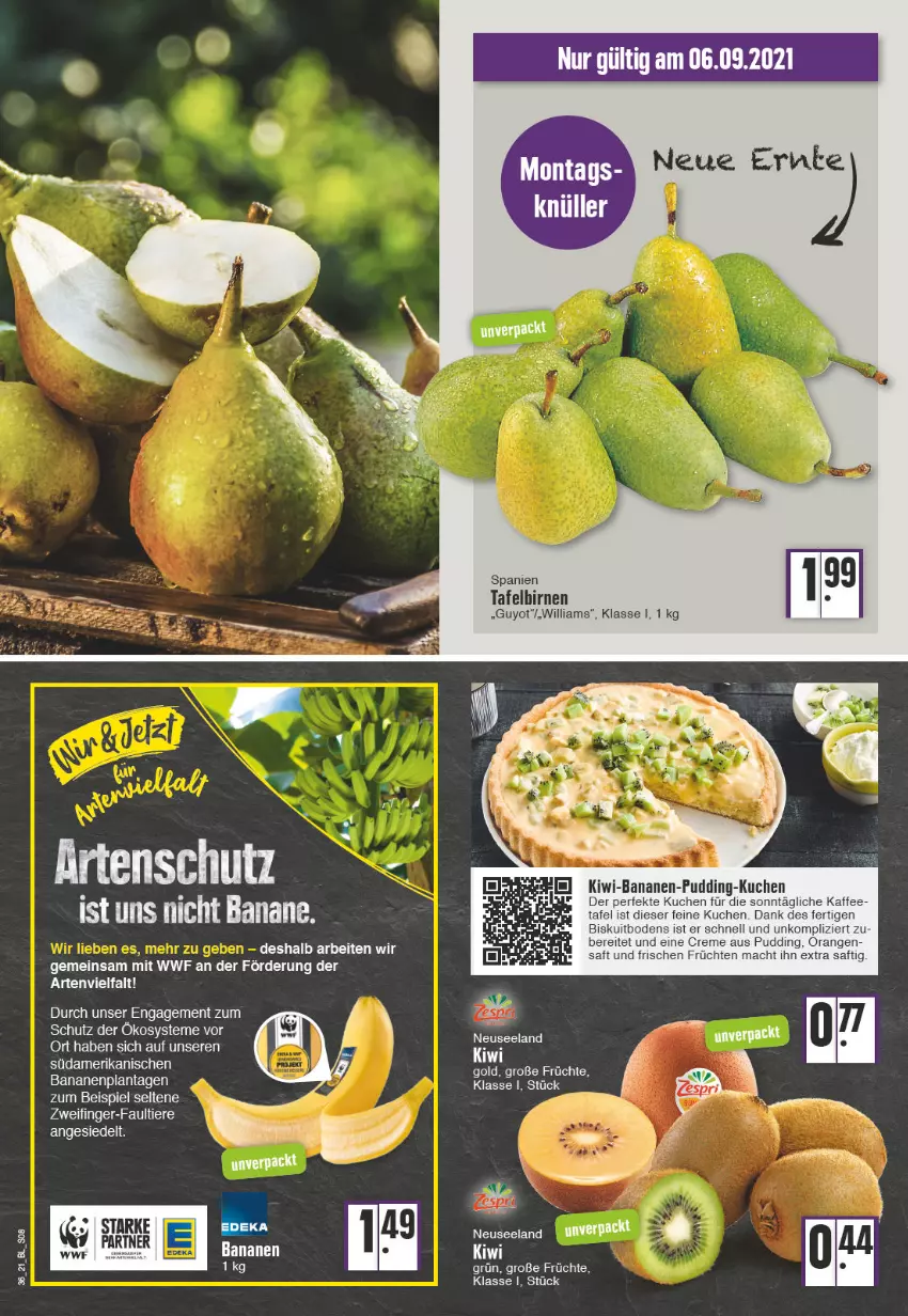 Aktueller Prospekt Edeka - Angebote der Woche - von 06.09 bis 11.09.2021 - strona 8